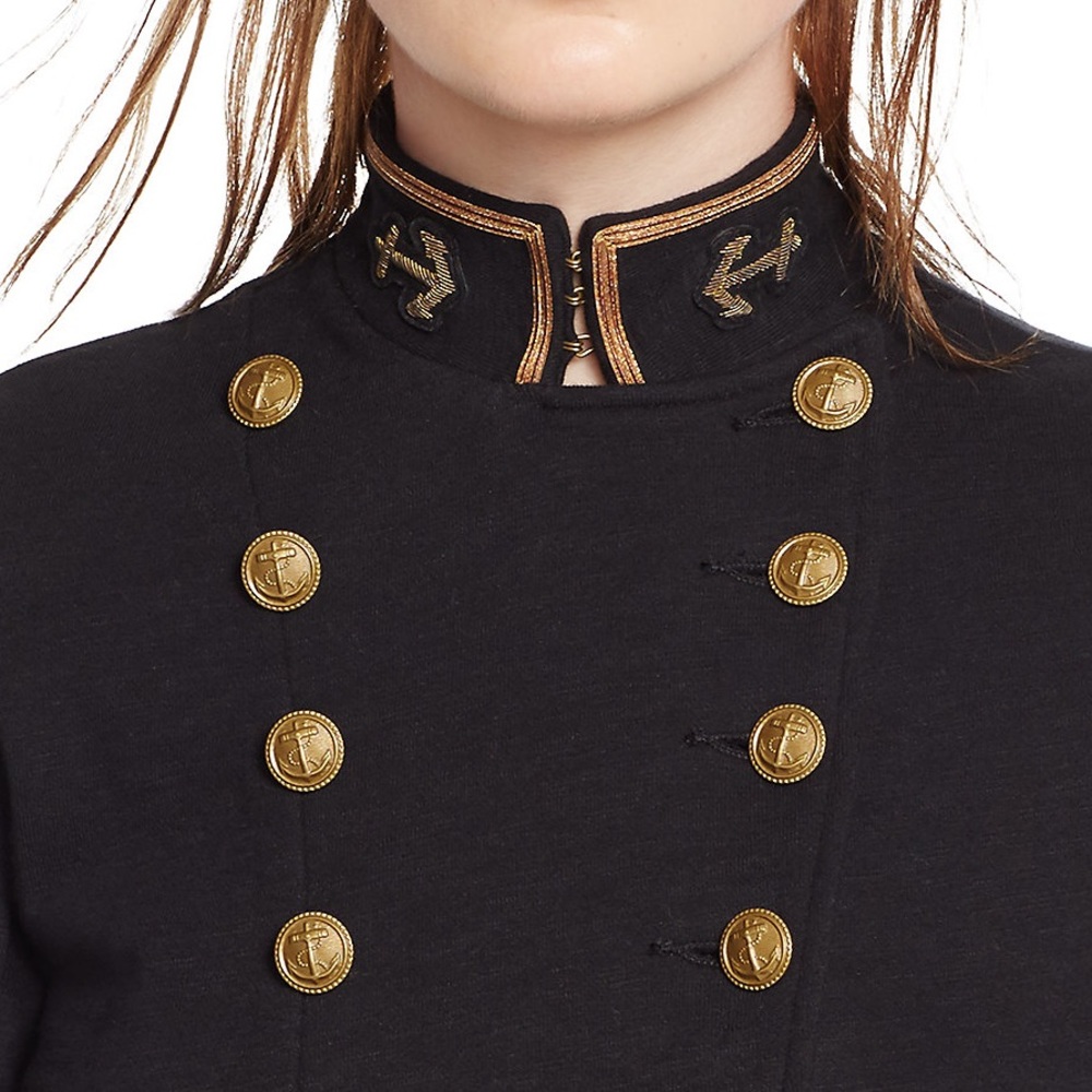 Denim & Supply Ralph Lauren Black Military Jacket - Picture 8 of 9